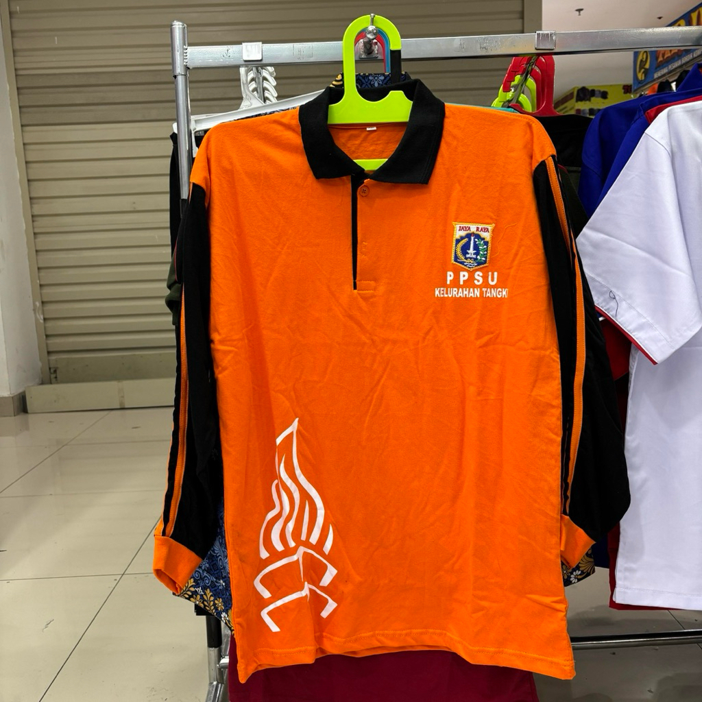 Kaos/Seragam PPSU lengan panjang/ Sablon Dtf