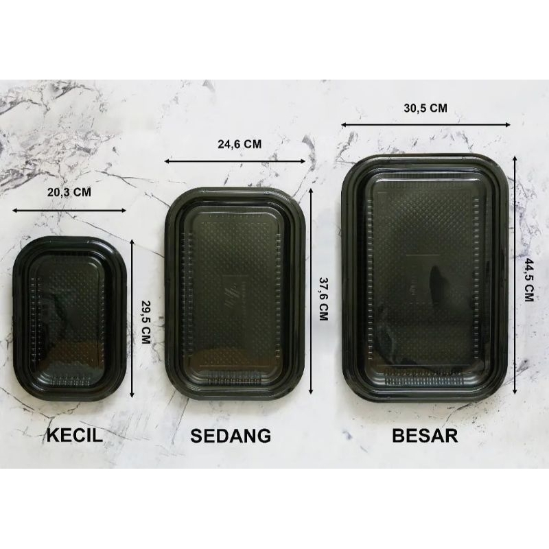 

[oddsolshop] pekanbaru/Mika Box Nampan Kecil, Sedang, Besar