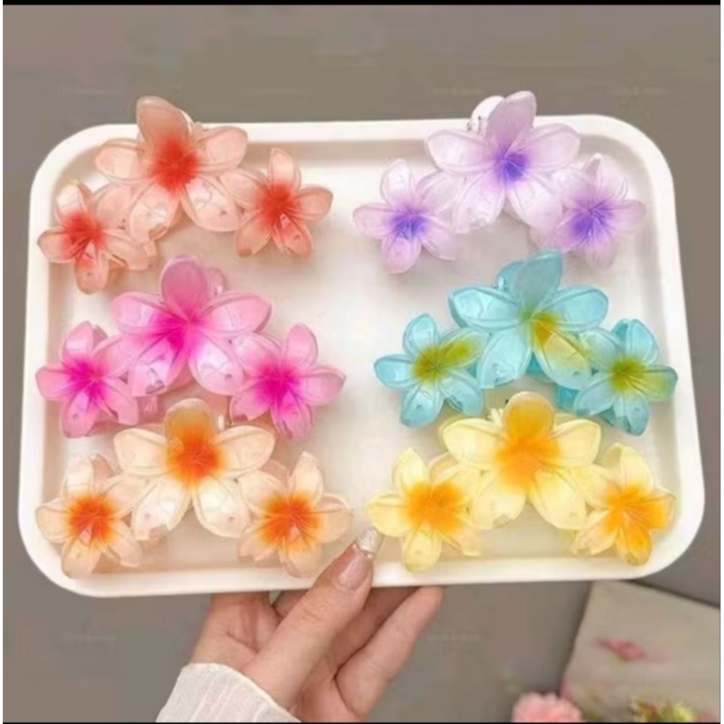 Jedai kamboja 3 bunga - jedai kamboja - jedai bunga - jedai rambut - jepitan rambut - jedai kamboja 