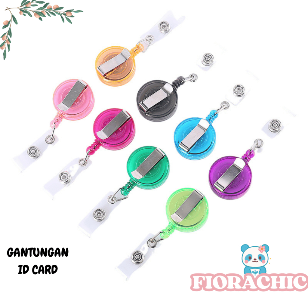 

FC- TALI ID CARD TRANSPARAN H633 GANTUNGAN ID CARD YOYO TRANSPARAN HANG TAG NAME TAG