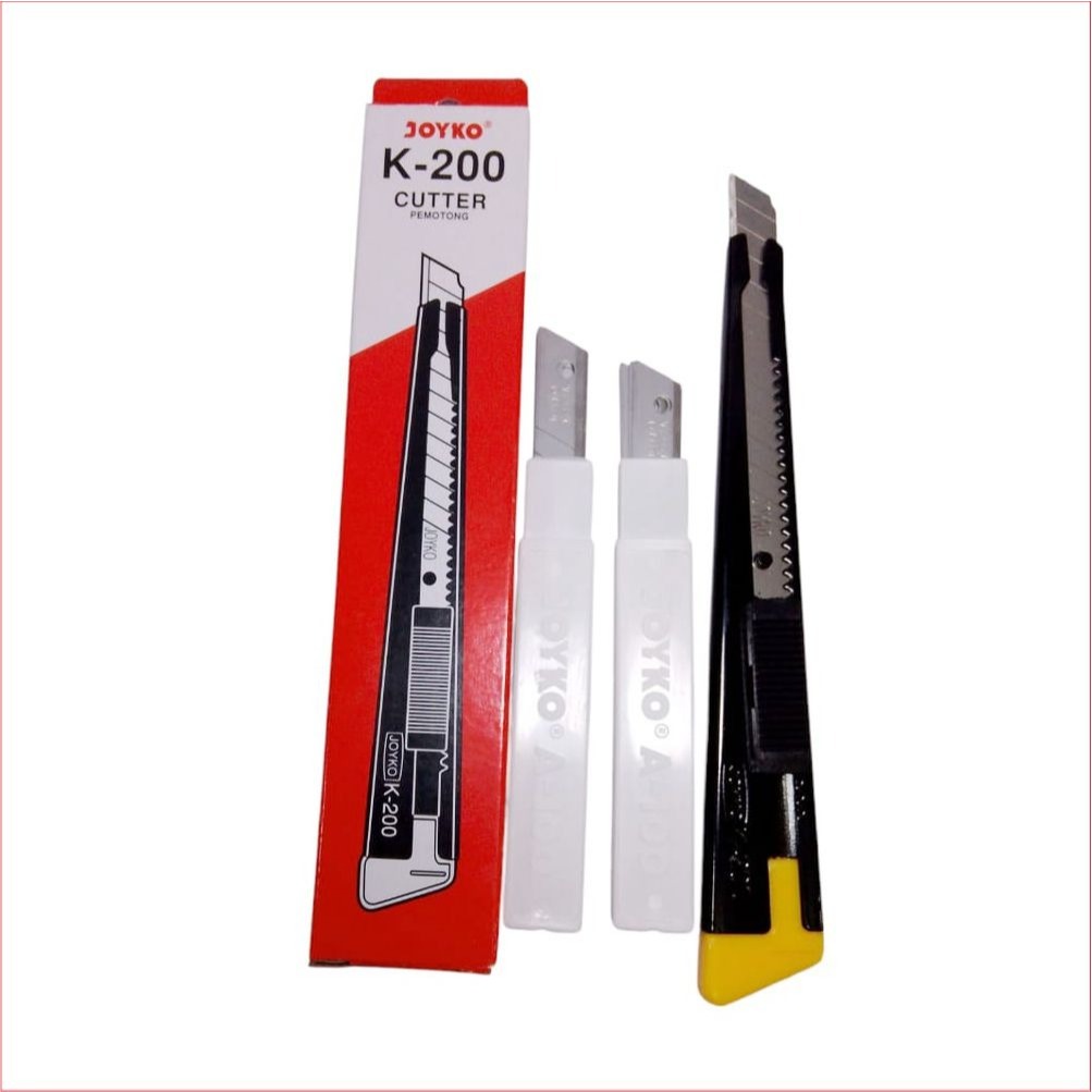 

JOYKO K-200 CUTTER KECIL CUTTER + 2 pak REFIL ISI JOYKO, CUTTER KECIL JOYKO + 2 REFIL