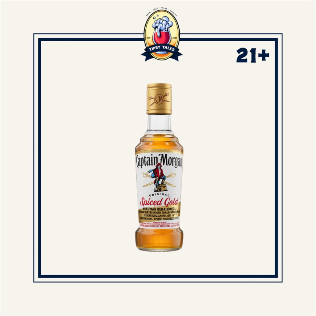 

Captain Morgan Spiced Rum 200 ml ( Small)