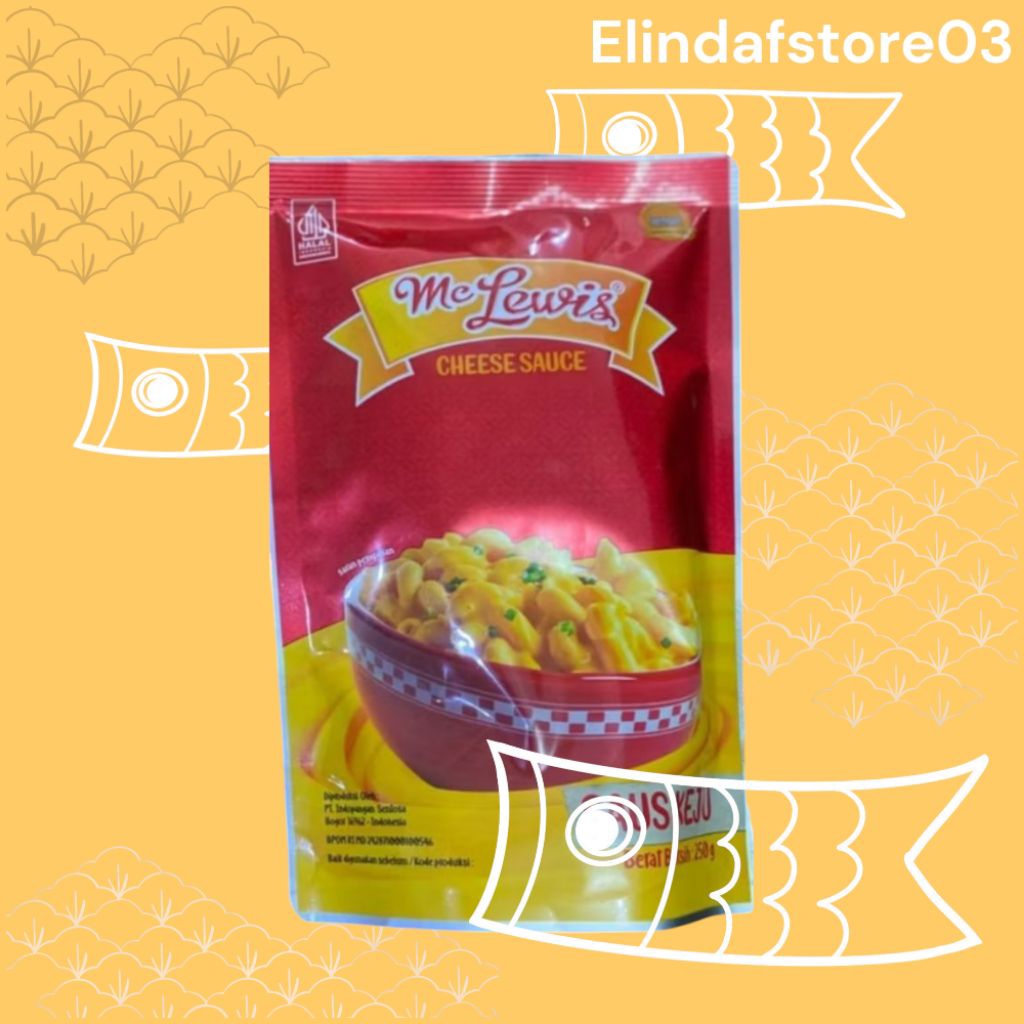 

MC Lewis / McLewis Cheese Sauce | Saus Keju 250gr Halal