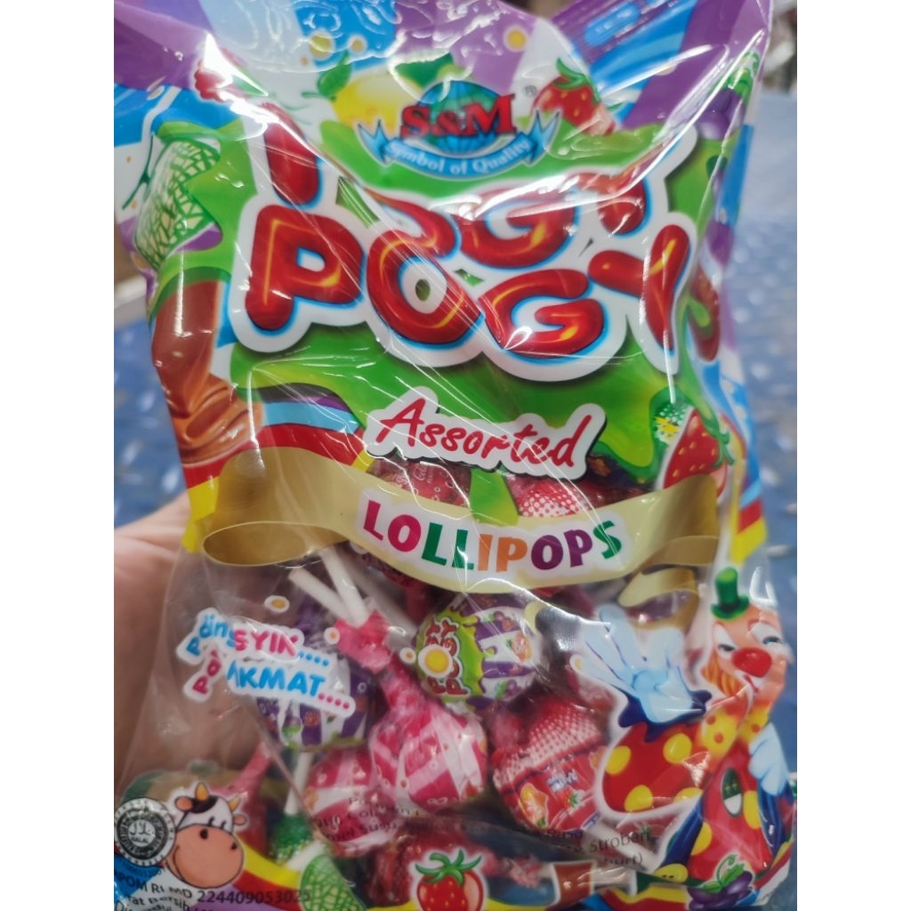 

poggy poggy candy Lollypop / pack isi 50pcs