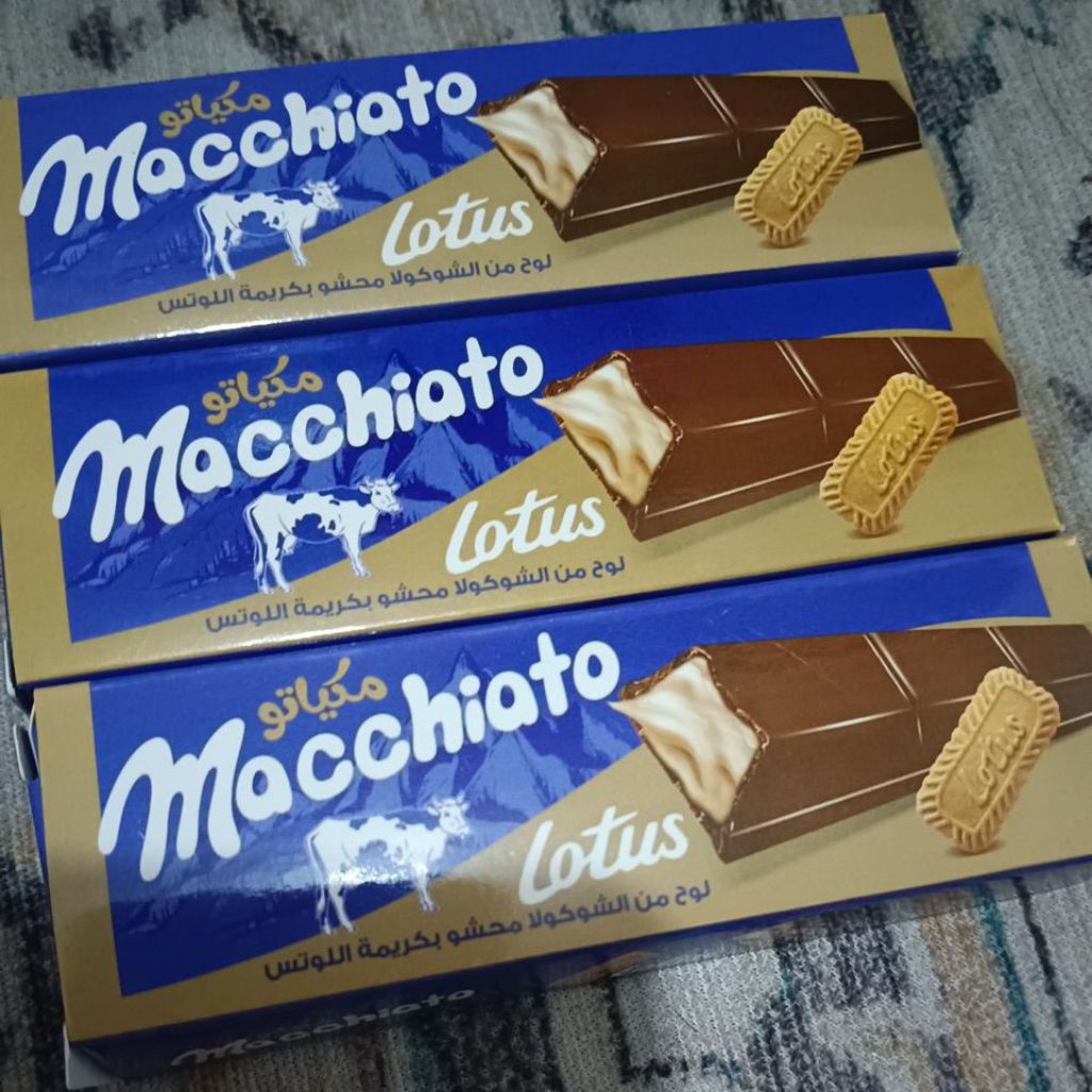 

Mocchiato | lotus | 1 pcs | Snack coklat arab | oleh-oleh umrah haji