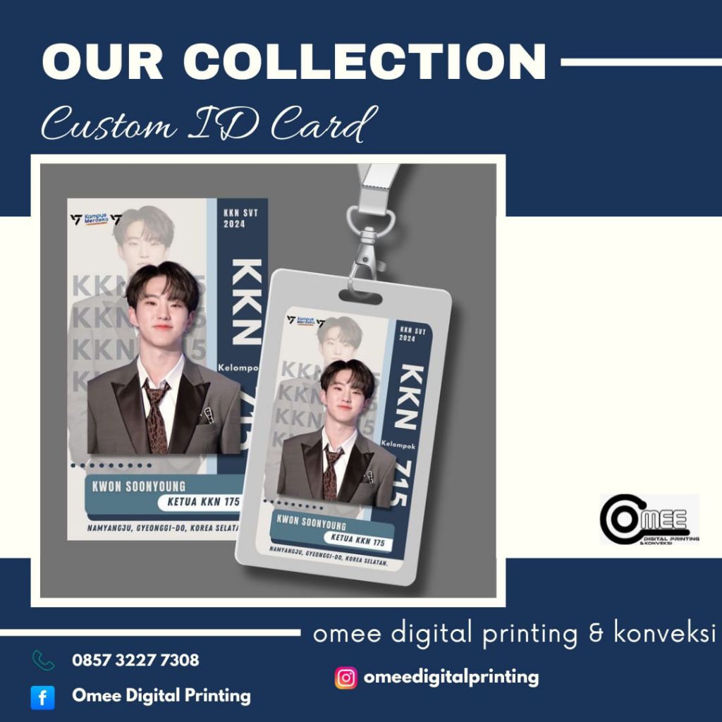 

Cetak ID Card / Plastic PVC / Kartu Member / ID Card Karyawan 1 sisi