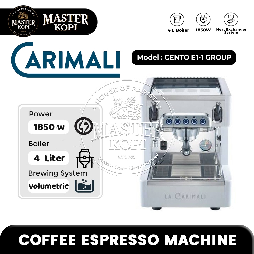 Mesin Kopi Espresso Coffee Machine LA CARIMALI CENTO E1 Single Group [1 pcs]
