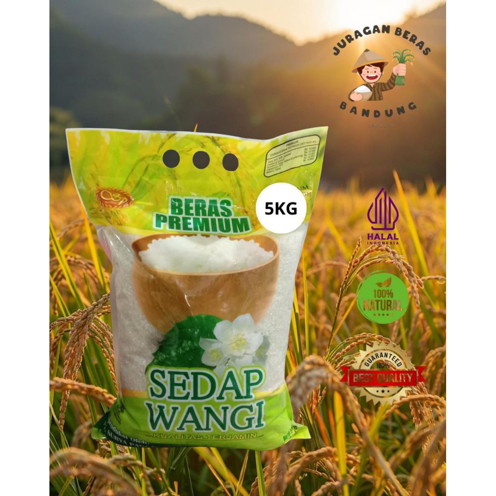 

Beras Sedap Wangi 5 Kg Pulen Murah