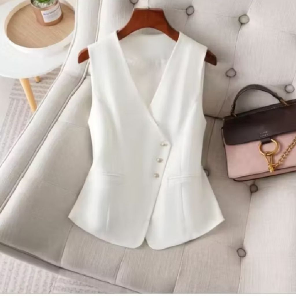 Rompi wanita terbaru/rompi white/rompi kekinian