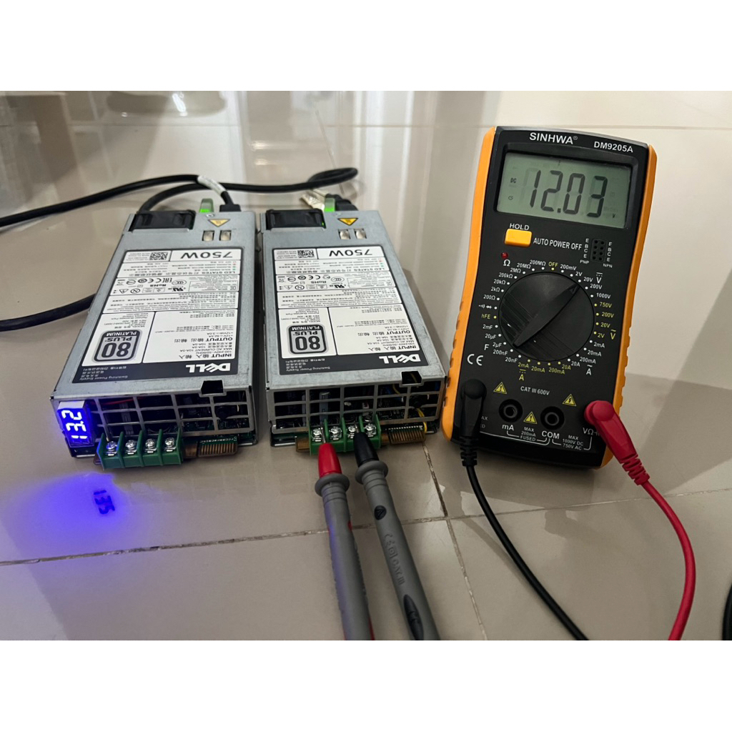 SMPS/PSU BTS/Server 750 Watt 12Volt 62 Ampere Daya Amplifier Radio Rig UF UNF Charger Dll