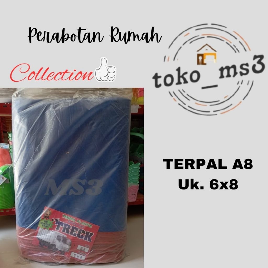 TERPAL PLASTIK A8/ A5/ TERPAL TEBAL// 6x8/ 5x7//