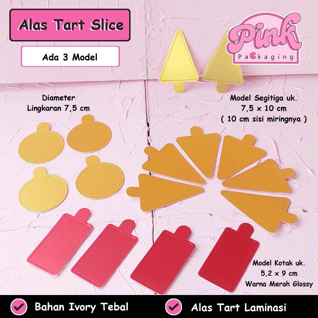 Alas Tart Slice Alas Mochi Puding Fla Cake Coklat Tiramisu Bahan Tebal Mewah Model Bulat Kotak