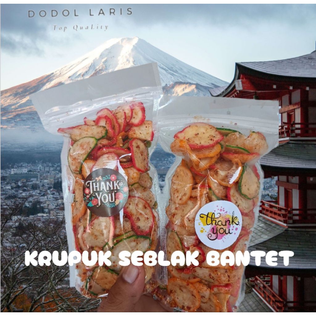 

KRUPUK PEDAS KRUPUK SEBLAK BANTET PREMIUM PRODUK UMKM