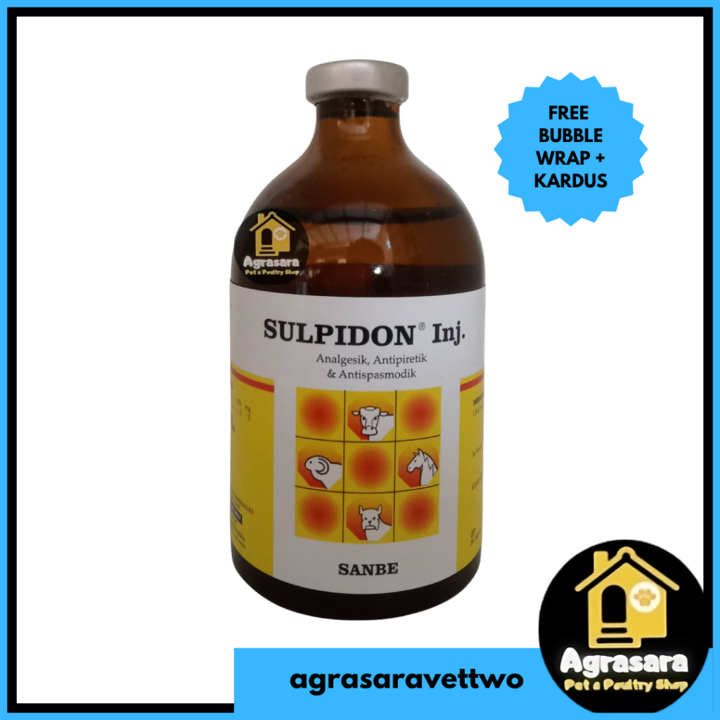 SULPIDON 50ml Inj - Analgesik Antipiretik Antispasmodik 50 ml
