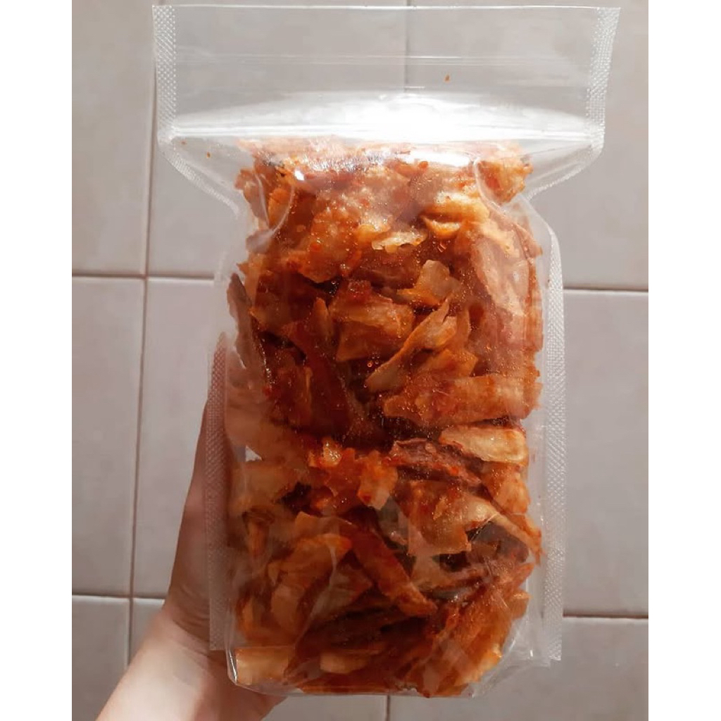 

KERIPIK SINGKONG PEDAS HANDMADE 250gram