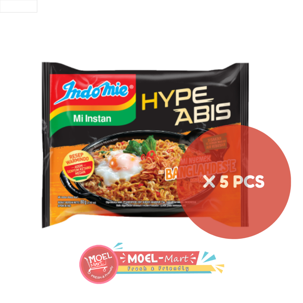 

INDOMIE HYPE ABIS BANGLAHDESE KARI 5 PCS X 80GR