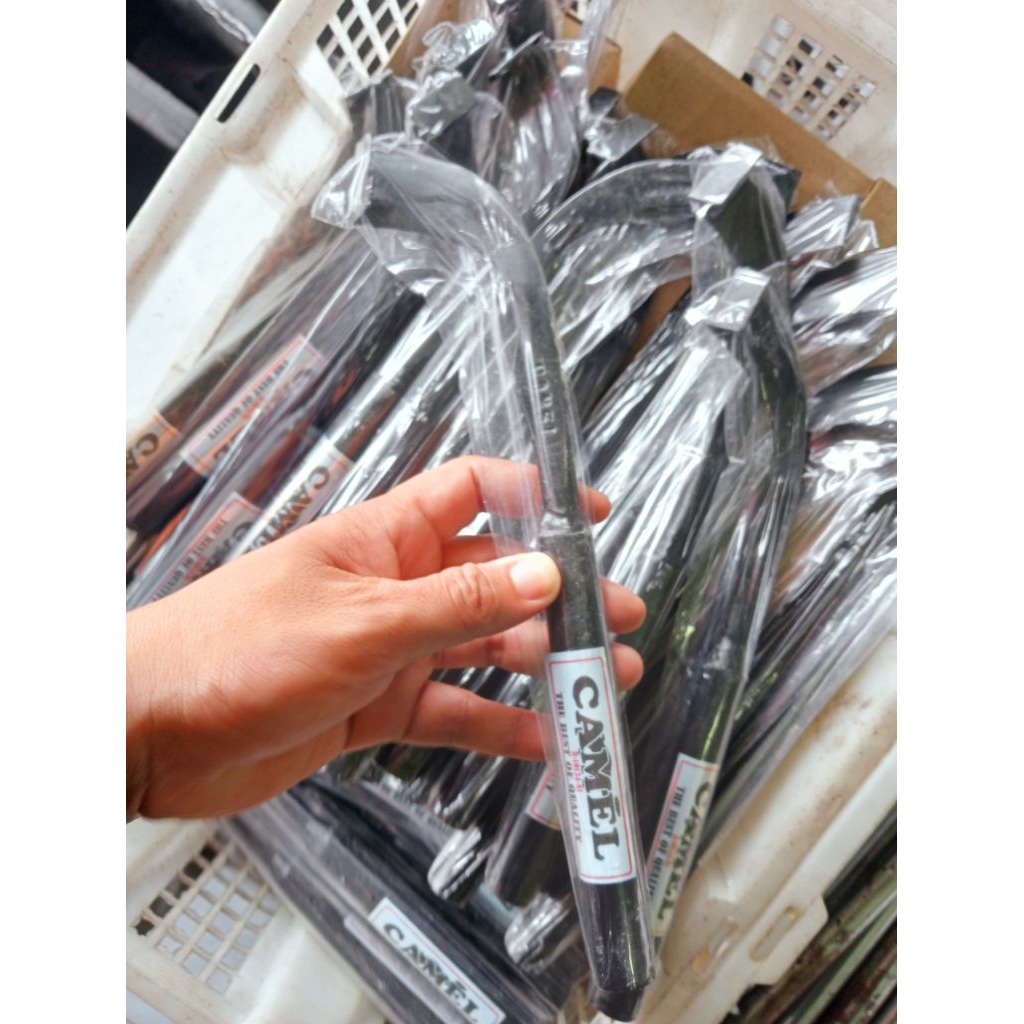 pisau sadap/ pahat camel baja besi