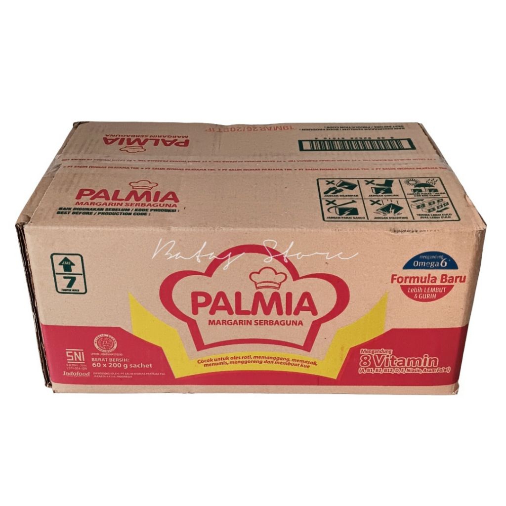 

Palmia Margarin Serbaguna 1 Dus Kemasan 200g isi 60 sachet