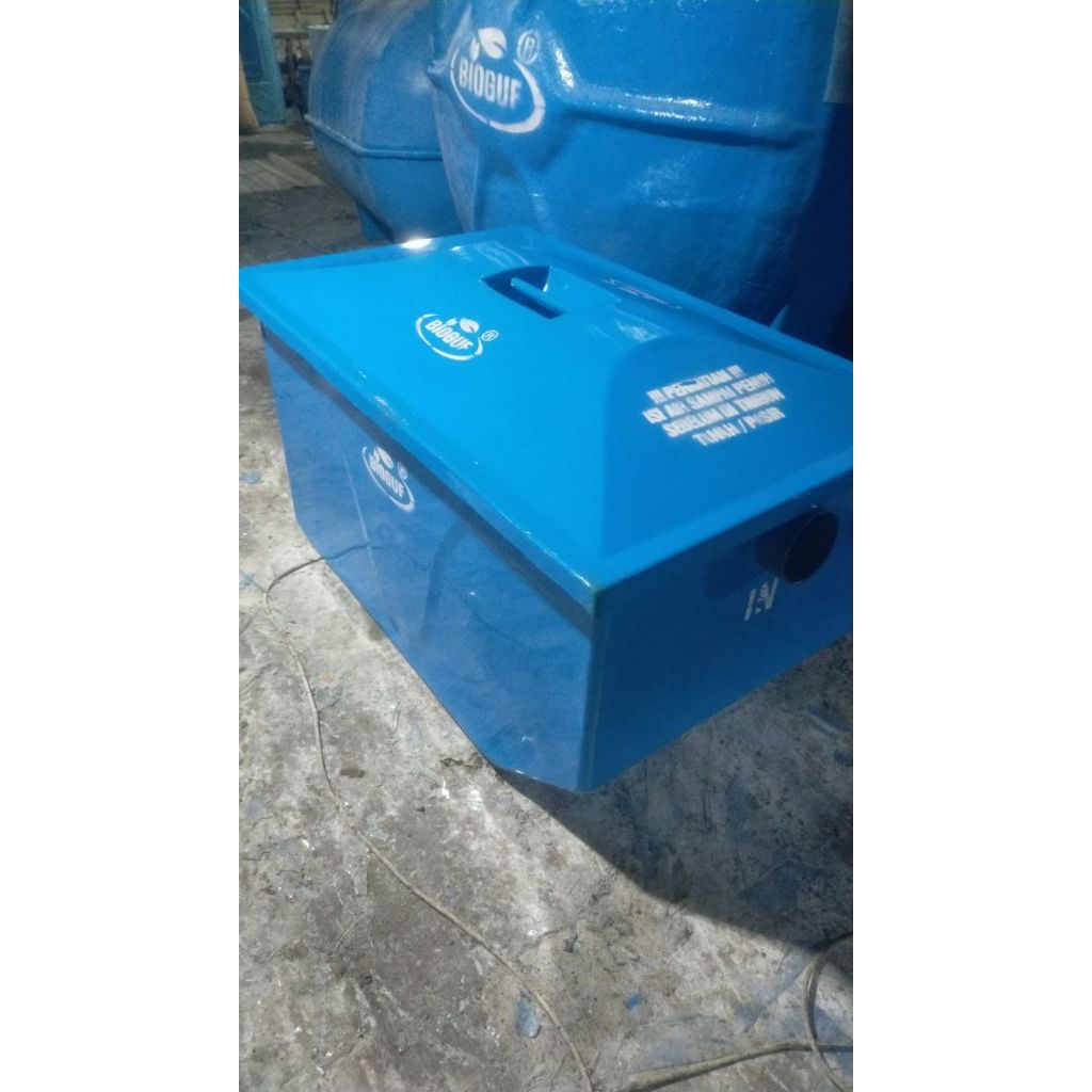 Grease Trap Perangkap Minyak Fiberglass Volume.500L Untuk Rumah Tangga/Resto