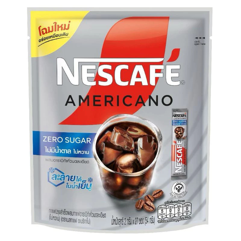 

27 stick Nescafe Americano Zero Sugar