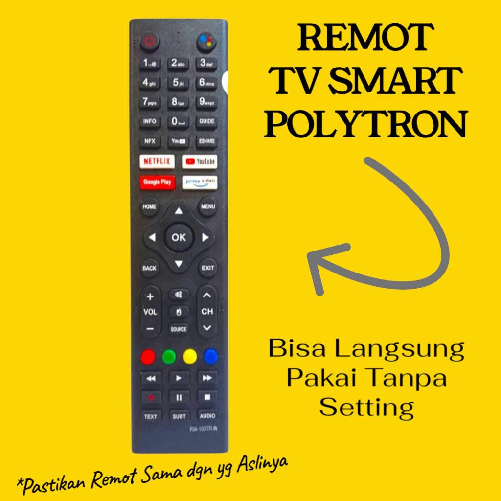 Remot Untuk Tv Smart Polytron Serie PLD _ / 103