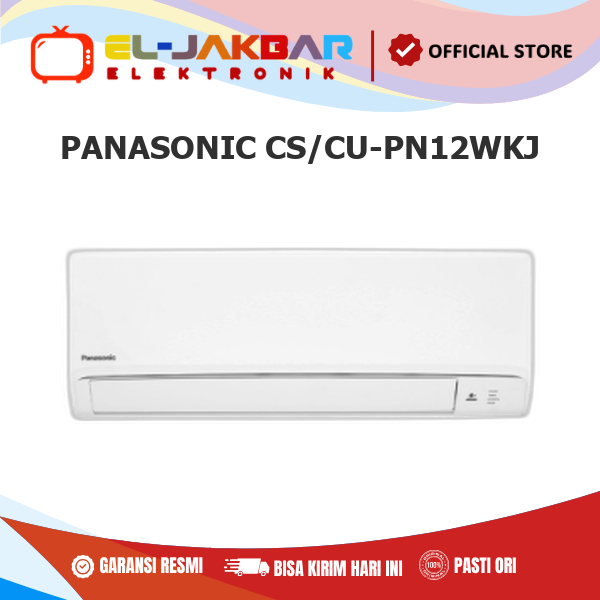 Panasonic CS/CU‑PN12WKJ AC Split 1.5 PK Standard Deluxe Blue Fin coating R‑32 CU‑PN12WKJ PN12WKJ (Un