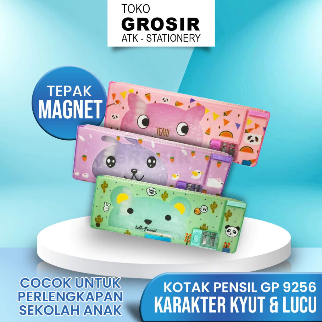 

TEMPAT PENSIL LUCU UNTUK ANAK MAGNET GP-9256 KARAKTER LUCU TEPAK LUCU ~ Toko Grosir ATK Stationery 2