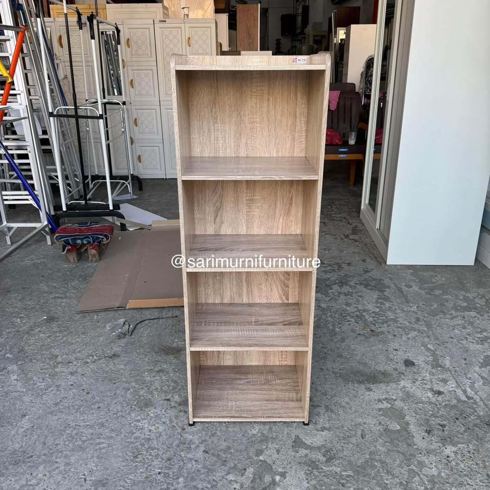 Rak Serbaguna 4 Susun/Lemari Buku 40x30x118cm