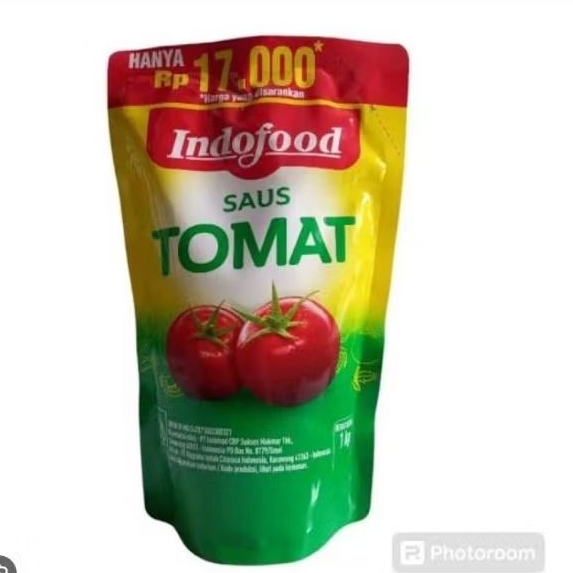 

saos indofood tomat kemasan refil 1kg