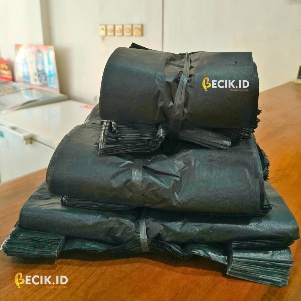 Plastik Kresek Hitam Los 1 Kg | Tebal | Kecil - Tanggung - Besar
