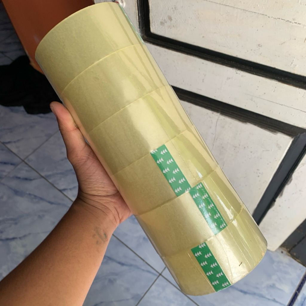 

lakban bening super lengket lebar 45mm 90 yard (1pcs&1roll)