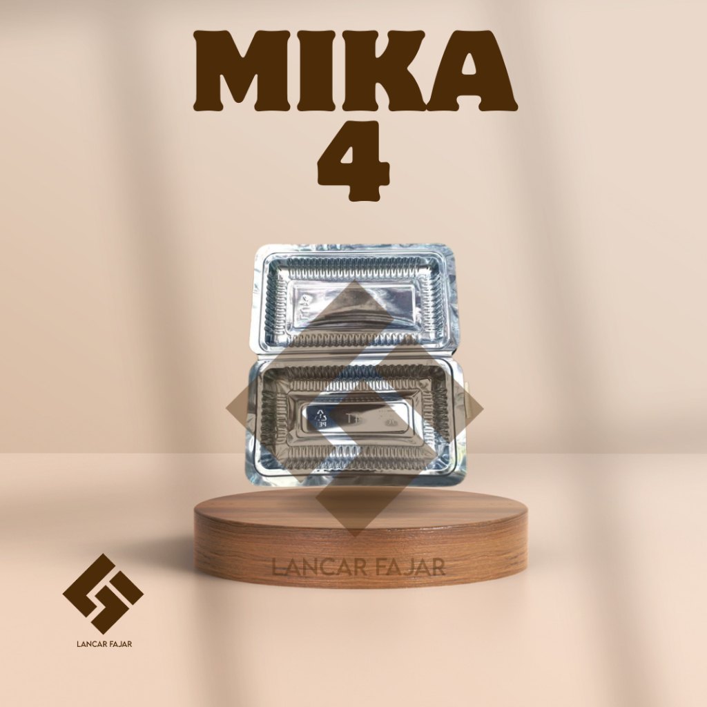 [LF] mika ukuran 4 / mika 4T / mika Cx 4X / mika 4a / mika plastik 4c / mika plastik makanan (isi 10