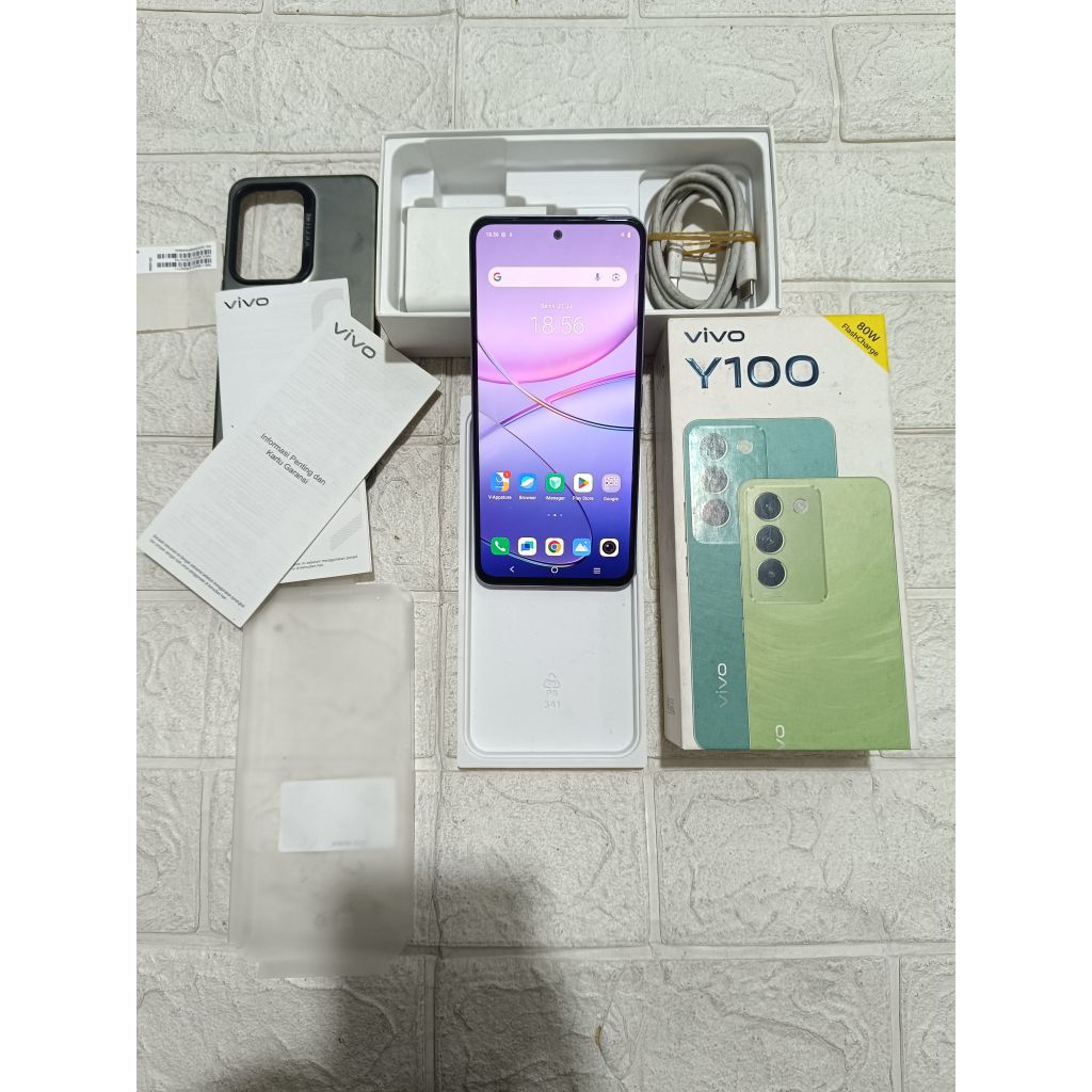 Vivo Y100 4G Ram 8/256 Gb [Second] Mulus lengkap garansi resmi vivo