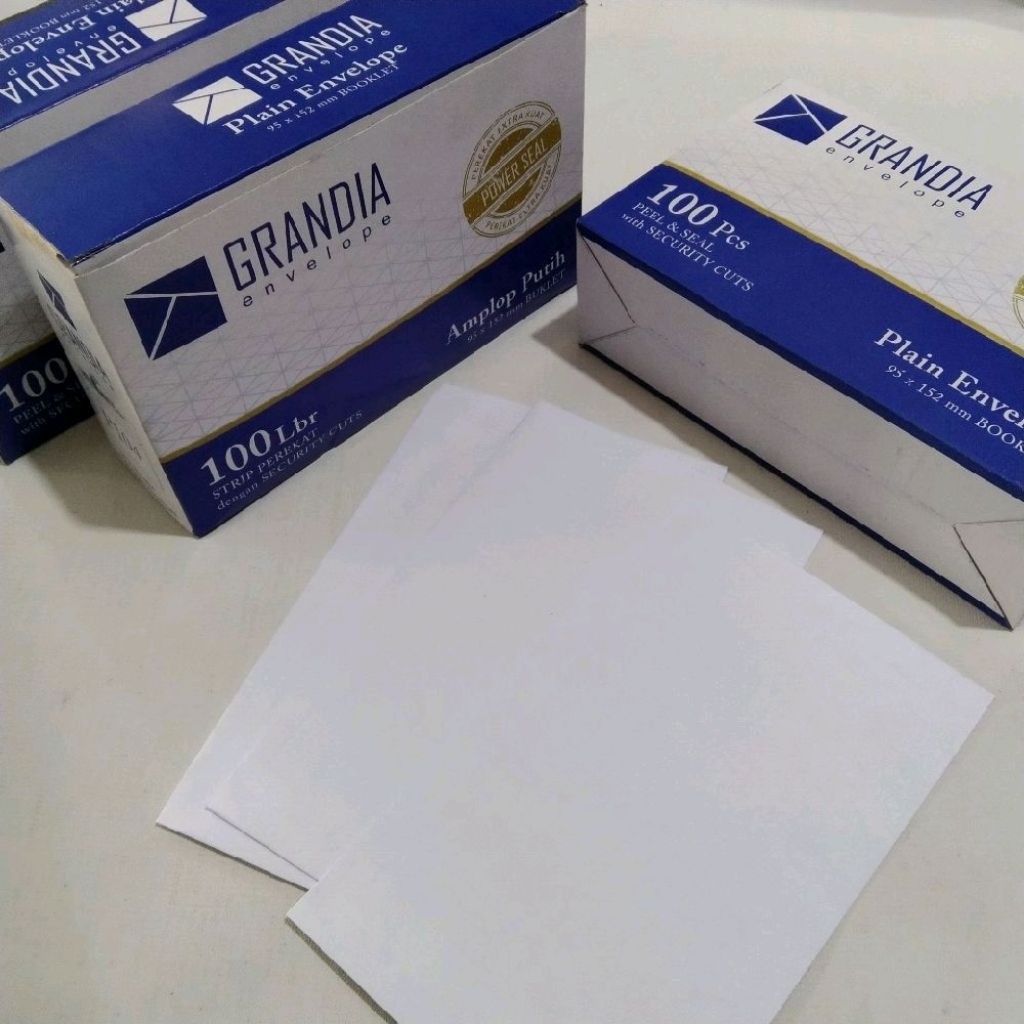 

Grandia Amplop Isi 100 Lembar || Amplop Putih Polos