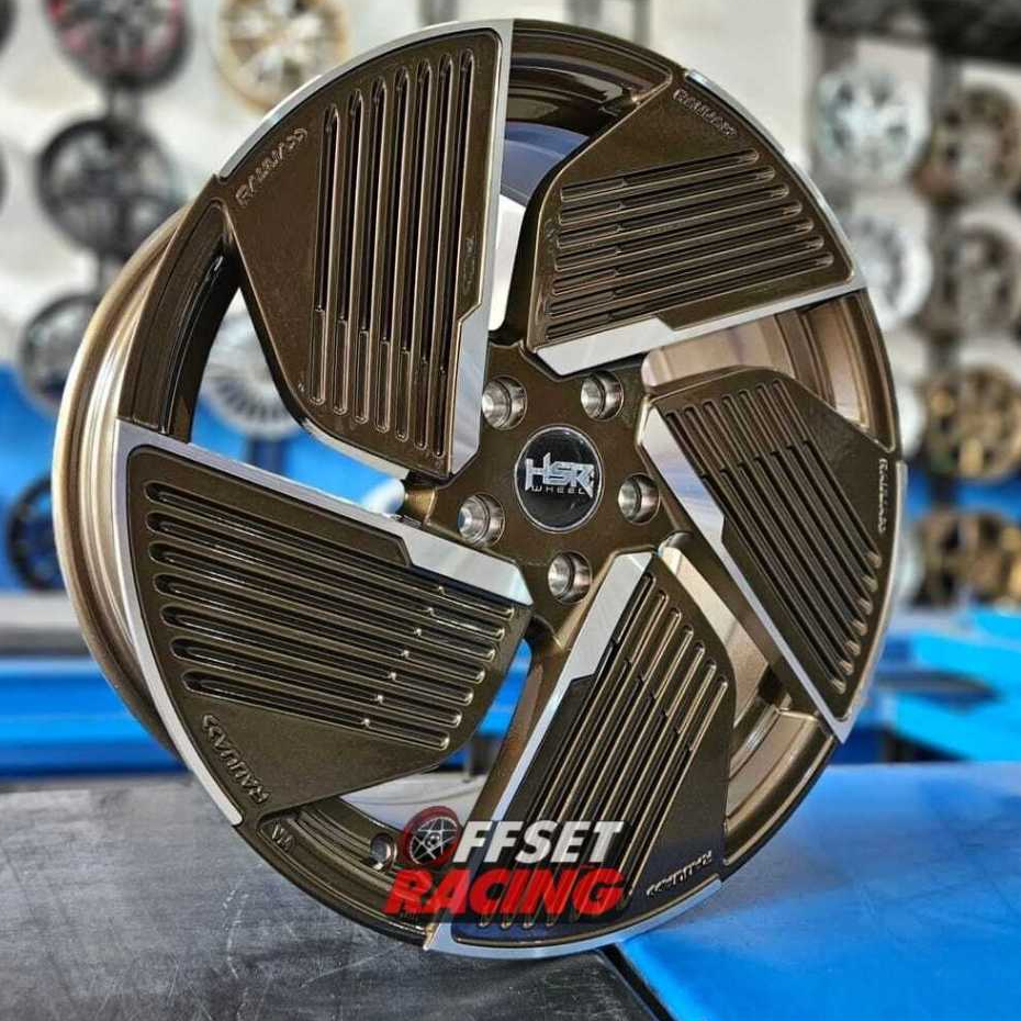 Velg HSR R18 Mobil Xpander CRV Innova Terios Rush Velg Mobil HSR RAIJUA Ring 18 Lebar 8
