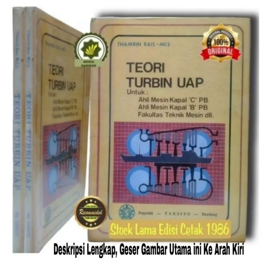 Buku TEORI TURBIN UAP Untuk MESIN KAPAL C PB Buku Pedoman Teks Referensi Mahasiswa Fakultas Teknik M