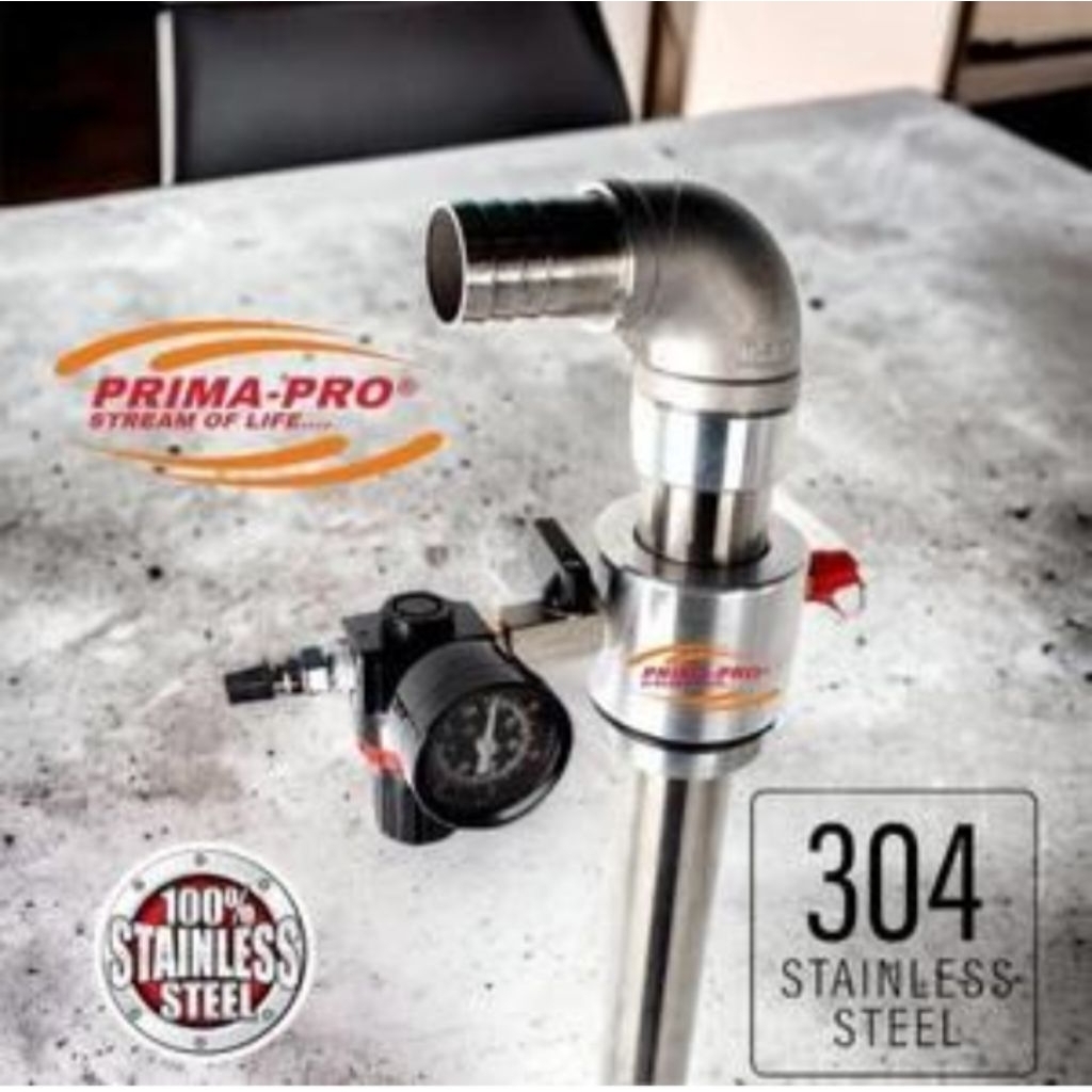 Barrel pump pneumatic stainles 304 pneumatic drum pump sus 304 40mm