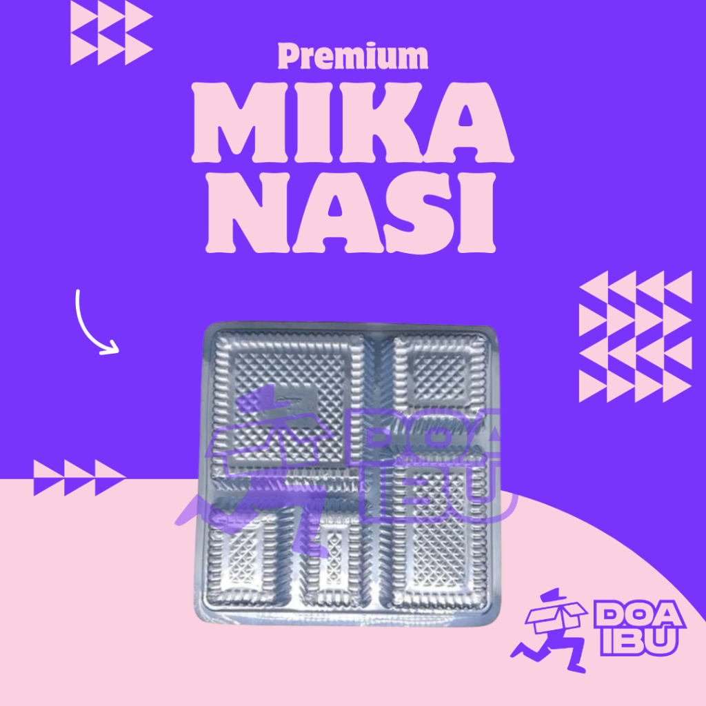 [100 biji] MIKA NASI KATERING 20x20 / MIKA NASI SEKAT 5 / MIKA PREMIUM UNTUK DUS MAUPUN THINWALL / M