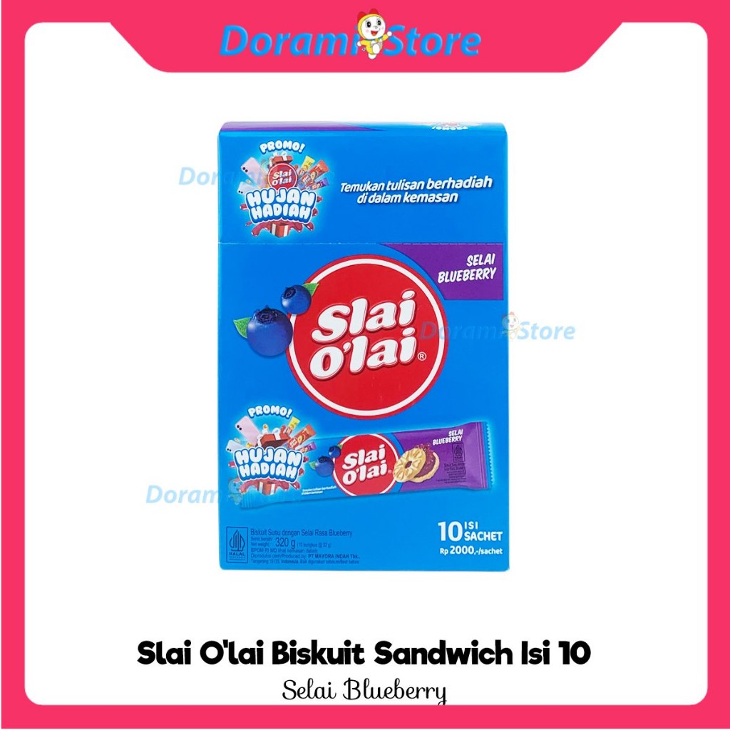 

Slai Olai Box Isi 10x32gr / Roma Biskuit Selai Enak