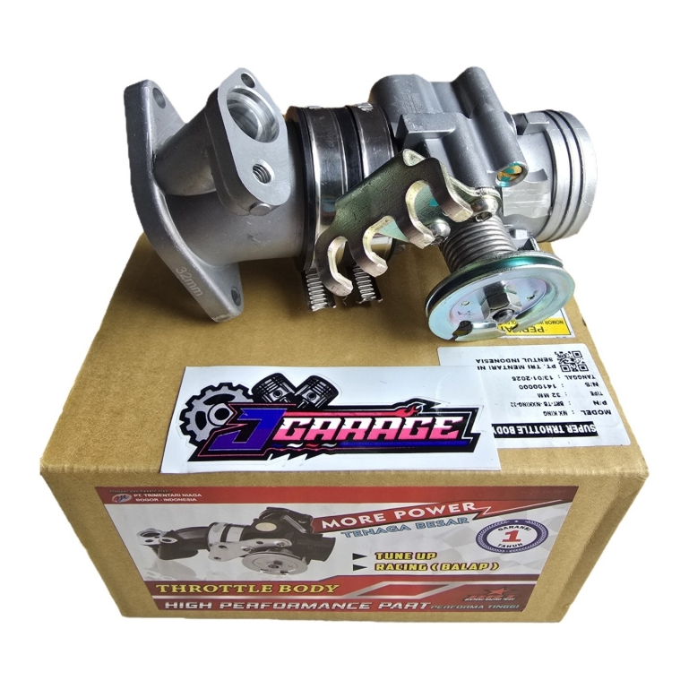 TB JUPITER MX KING - THROTTLE BODY BRT - JUPITER MX KING / 32MM / 34MM / TB RACING BRT