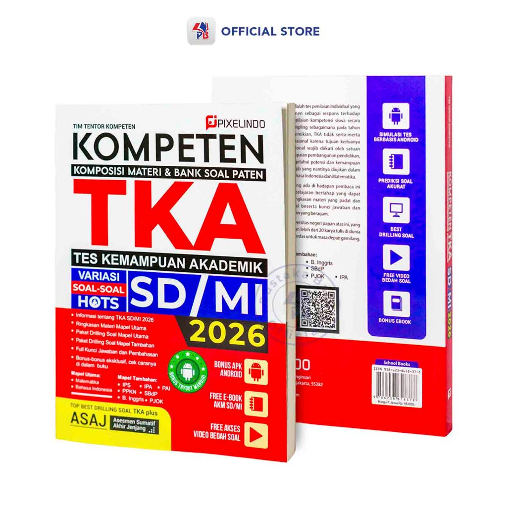 Buku TKA SD 2025/2026 : Kompeten TKA SD/MI 2025/2026 / AR-RUZZ - ARM
