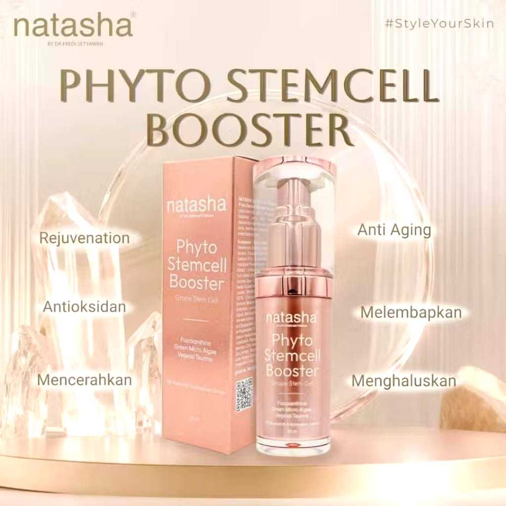 PHYTOSTEMCELLBOOSTER Natasha Skincare Phyto Stemcell Booster 30 ml Original Skincare dr Fredi Setyaw