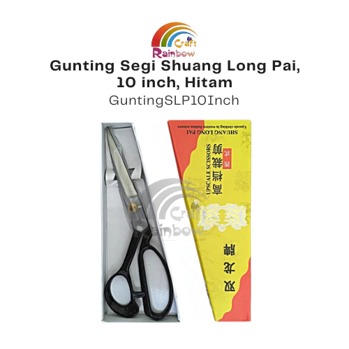 

Gunting Segi Shuang Long Pai 10 inch Hitam