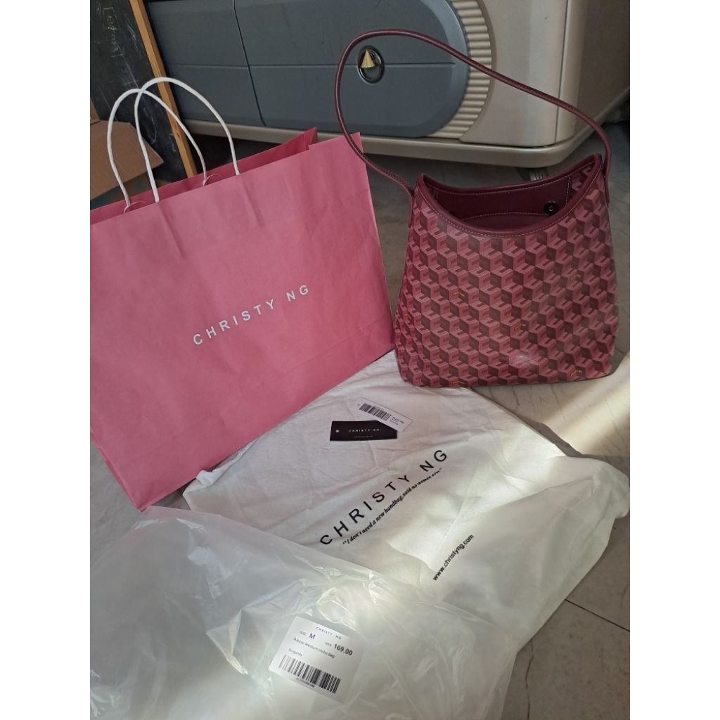 PRELOVED Tas Christy NG Alesso Medium Ada Defect Original 100% From KL