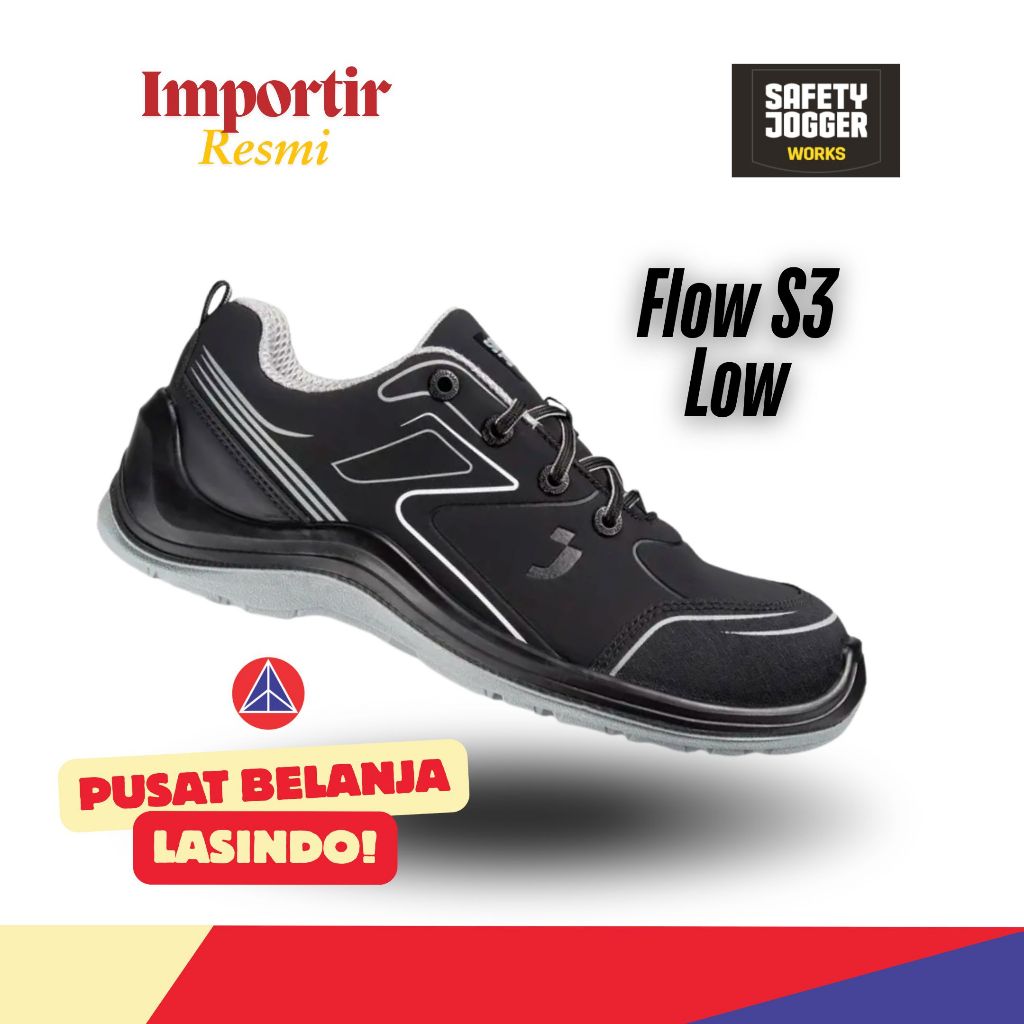 Safety Jogger FLOW S3 LOW / SEPATU SAFETY JOGGER