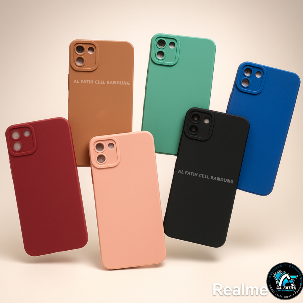 Case Realme C11 2020 Softcase Pro Camera - Case Polos - Casing Macaron