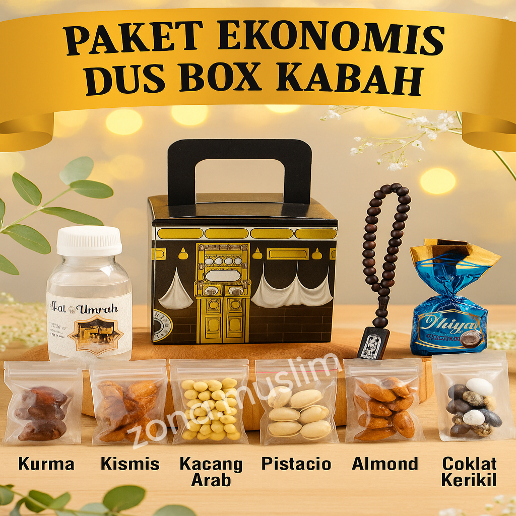 

Paket Oleh Oleh Haji dan Umroh dus Box Kabah Paket A-H