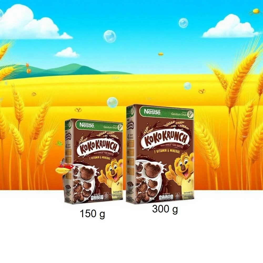 

Koko Krunch Sarapan Sereal Coklat 150 gram dan 300 gram