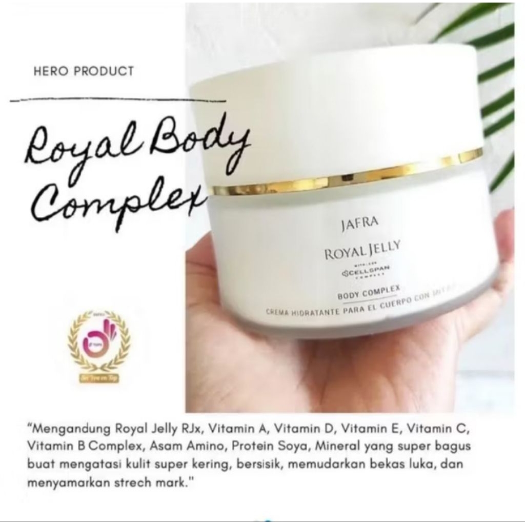 JAFRA ROYAL JELLY BODY COMPLEX TERMURAH ORIGINAL