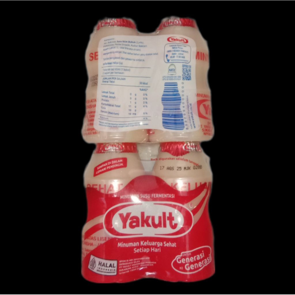 

Yakult Susu Fermentasi Original 65Ml, Yakult Susu Fermentasi Original Satu Pack, Yakult Susu Fermentasi Mangga Satu Pack